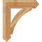Ekena Millwork Thorton Arts & Crafts Rough Sawn Bracket, Western Red Cedar, 6"W x 28"D x 32"H BKT06X28X32THR03RWR - alternate 3
